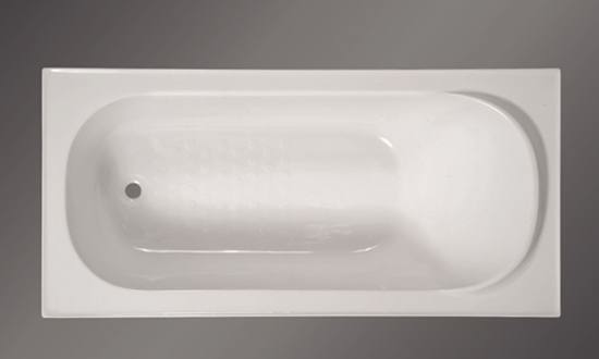 Acrylic Embedded Rectangle Bath Tub