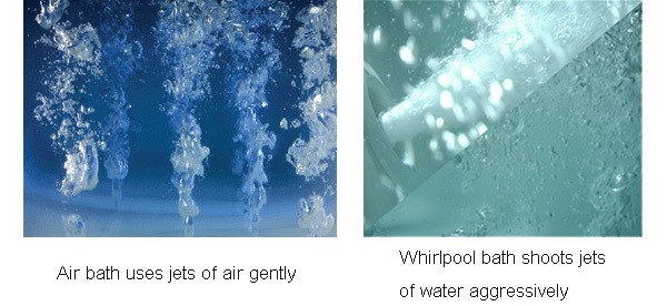 Air Jets vs. Water Jets in Bathtubs?