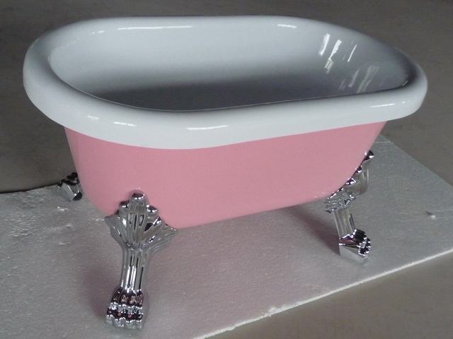 baby bath tub pink