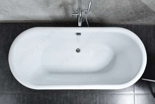 Oval Freestanding Bathtub Specification Sheet