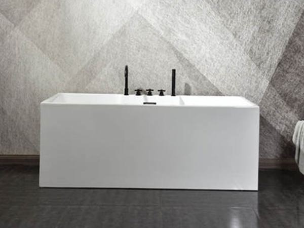 Glossy Acrylic Freestanding Whirlpools Bath Tub With Air Pump