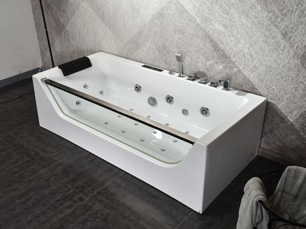 Luxury Jacuzzi Bath Tub, Luxury Shower Whirlpool Tub, spout and hand shower