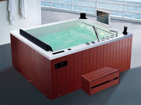  Waterfall Bath Tub for Adults With TV