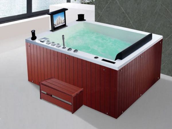 Jet Whirlpool Massage Bathtub With TV