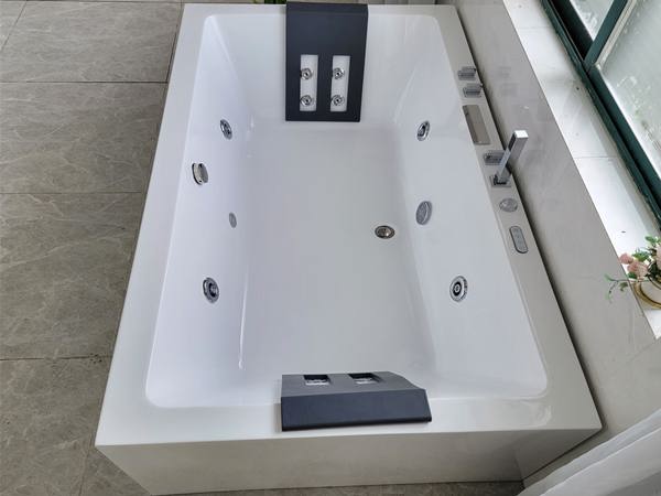 2 Person Acrylic Jetted Whirlpool Water Jet Massage Bathtubs