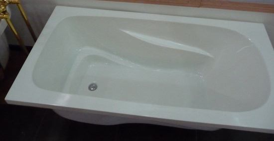 1600 mm rectangular undermount soft tub