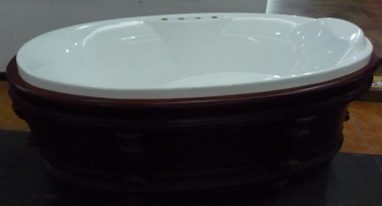 1740 mm stand alone soft tub