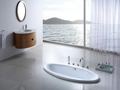 oval bathtub